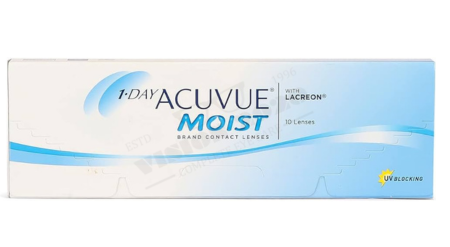 Buy Acuvue Moist - 1 Day Daily Disposible 10 Lens Pack Contact Lenses