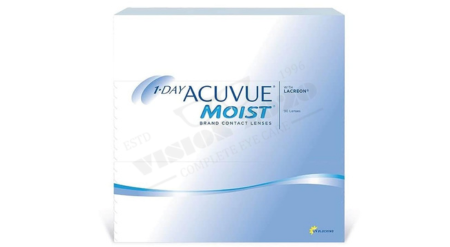 Buy Acuvue Moist - 1 Day Daily Disposible 90 Lens Pack Contact Lenses