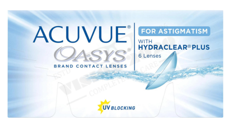 Buy Acuvue Oasys - HydraLuxe Technology for Astigmatism Contact Lenses