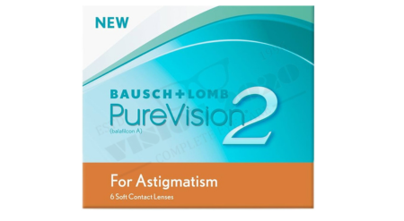 8. Bausch & Lomb Pure Vision2 Astigmatism Contact Lenses